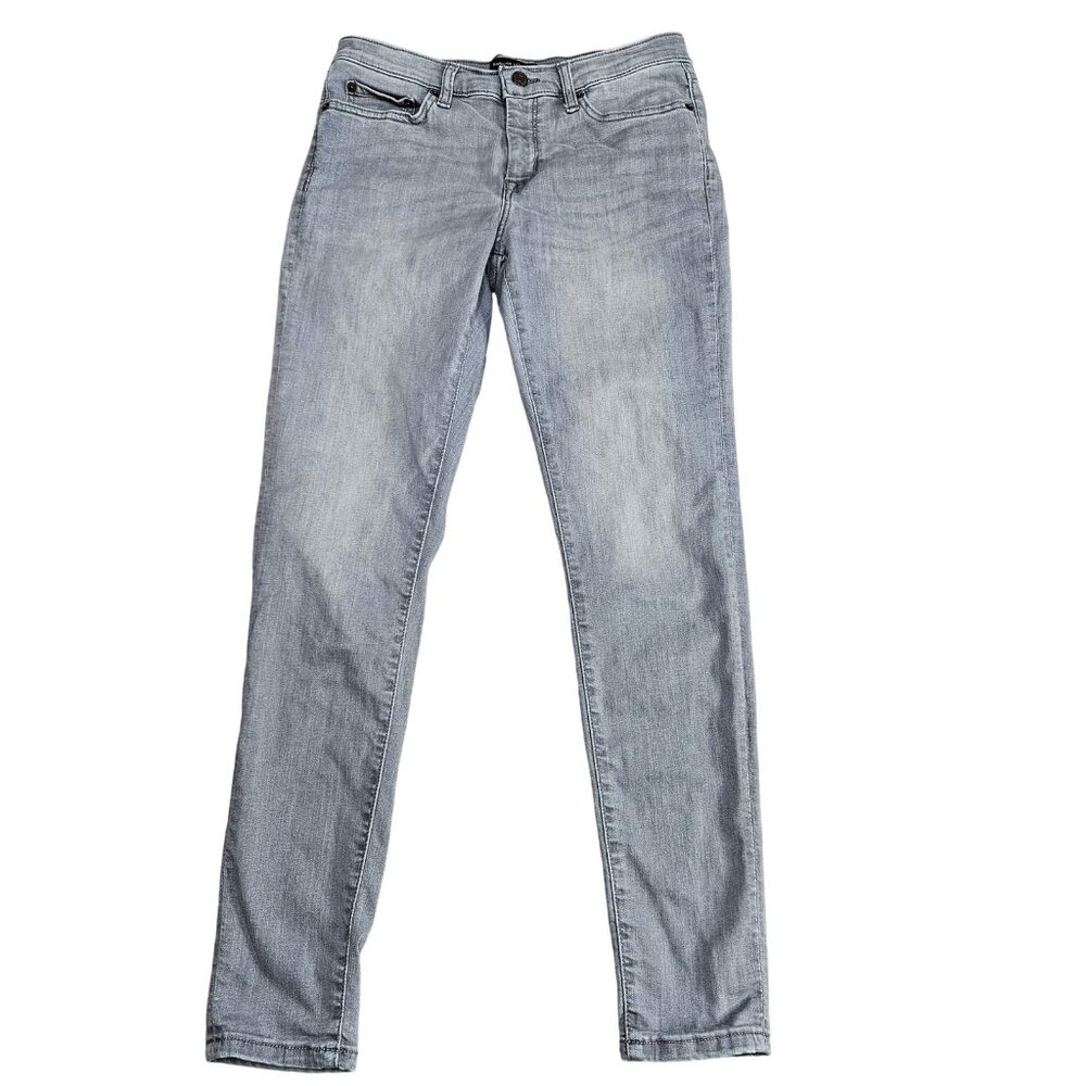 Banana Republic Sculpt Skinny Jeans Womens 27 / 4 Gray Light Wash Stretch Denim